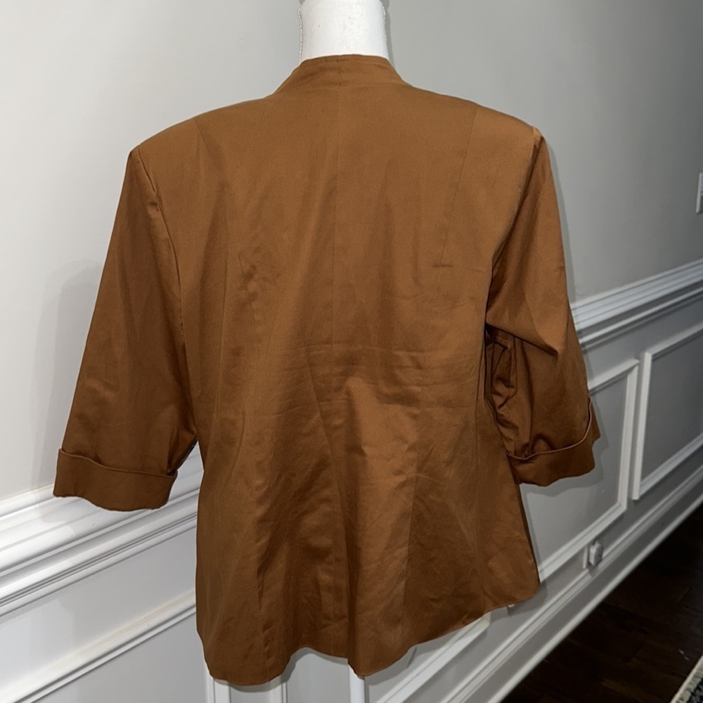 Dress barn Camel Color Utility Style Blazer Jacket size 2X - Picture 4 of 7